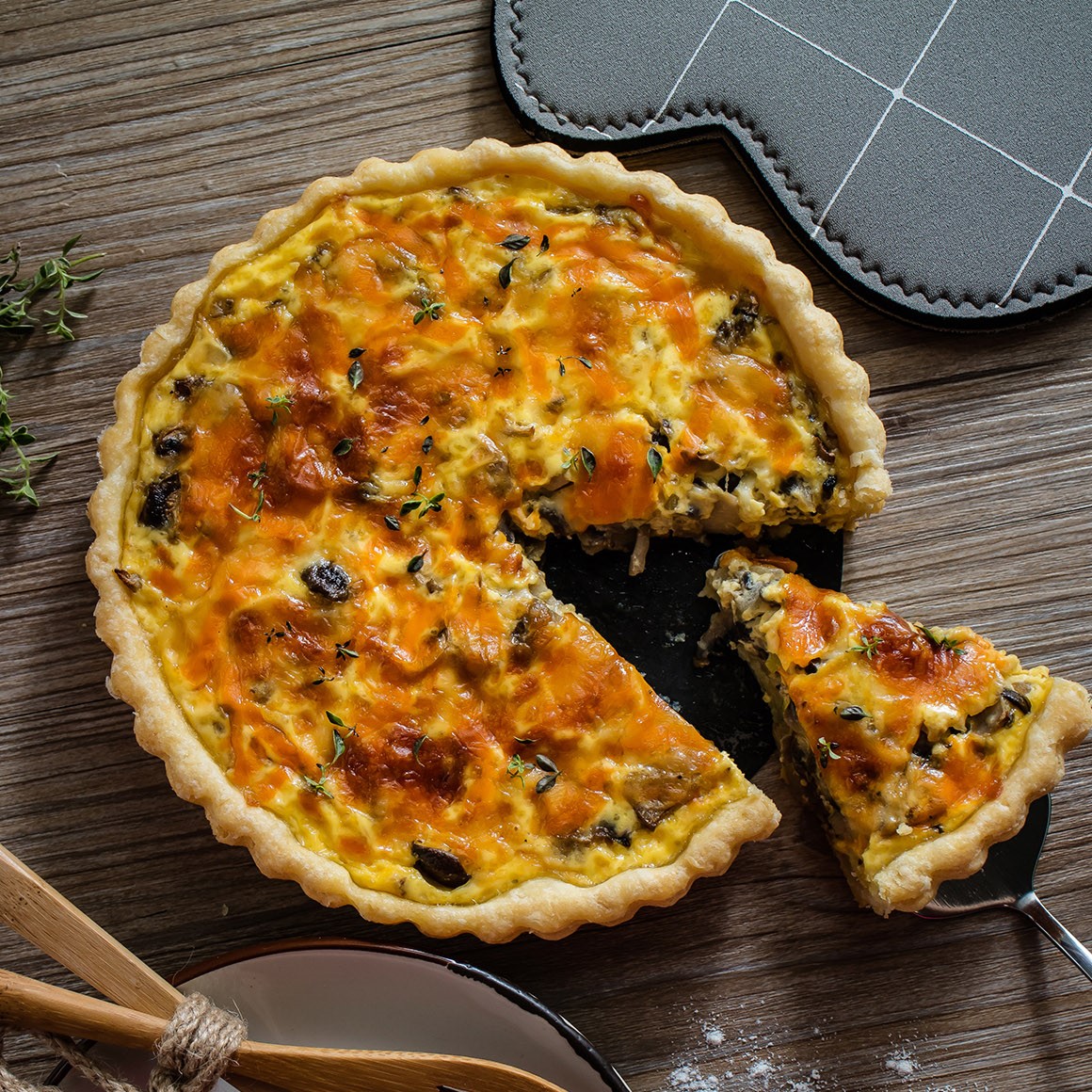 380起司蘑菇鹹派