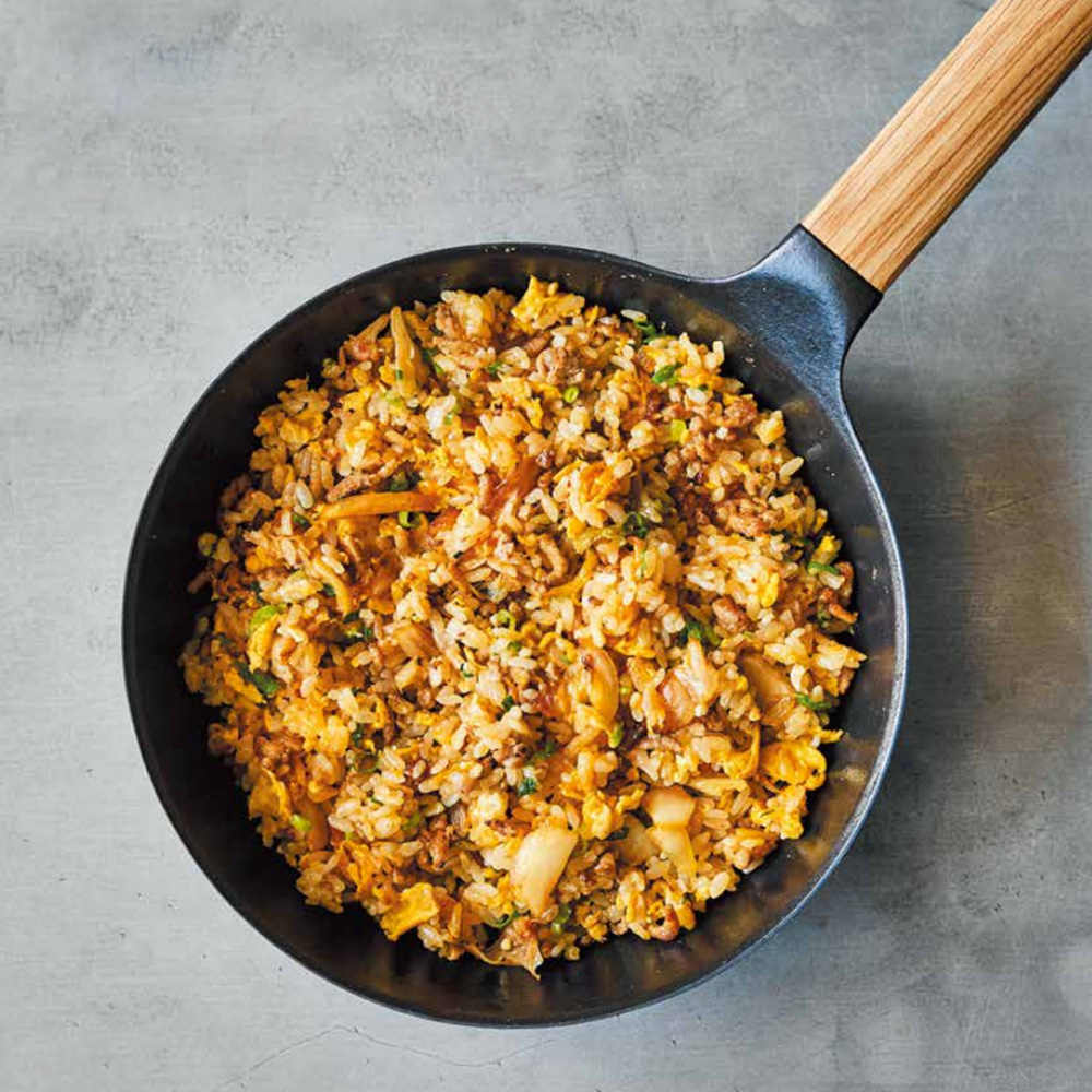 195中華料理店的美味泡菜炒飯